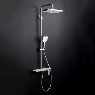 Душевая стойка Gappo G2496-10 белый/хром